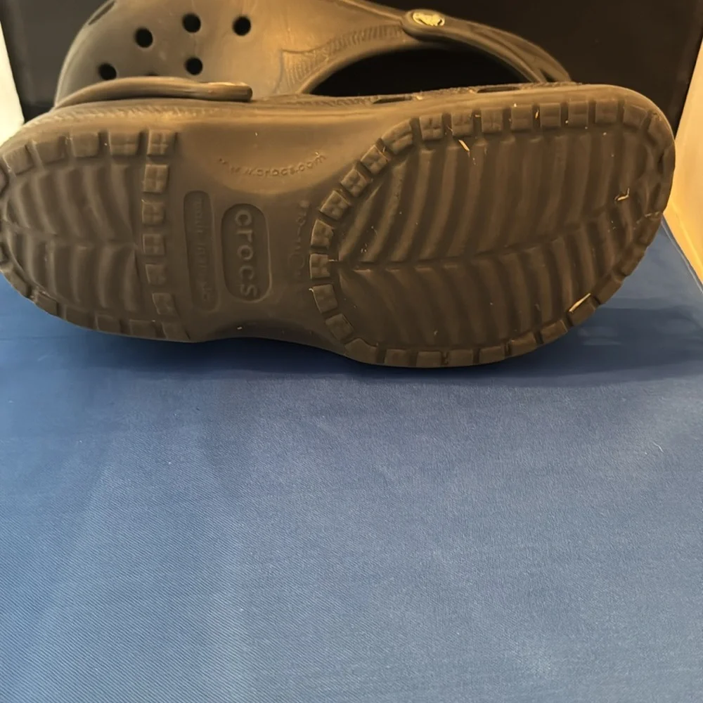 Black‎ Crocs Clogs Men 8-9